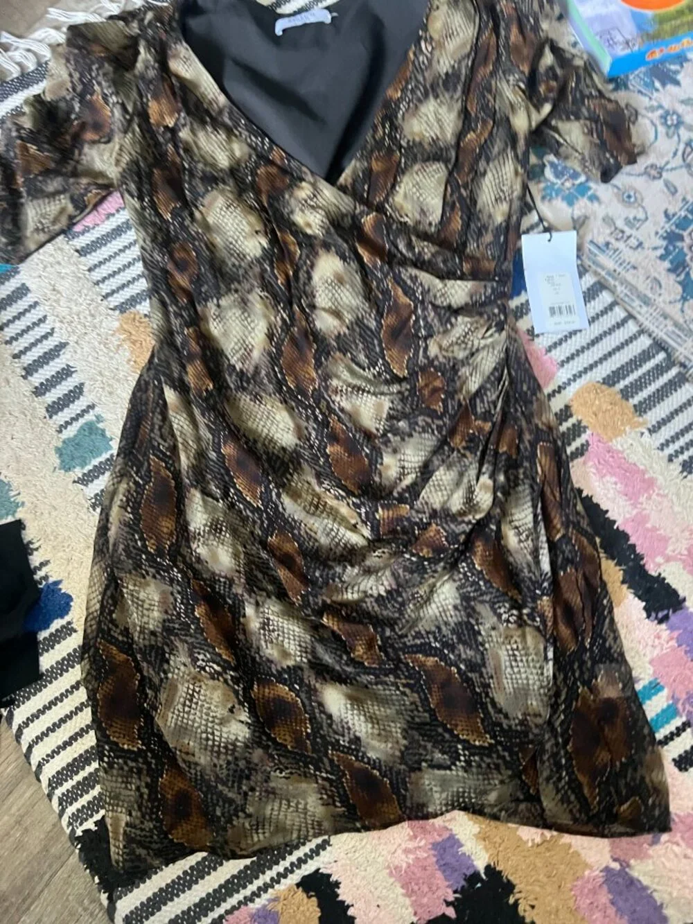 NWT Bailey44 Maya Faux Wrap Dress size 6‎